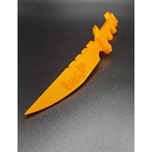 Custom Flexible Bama3D 8" Knife for Training Practice Dummy Personal & Business